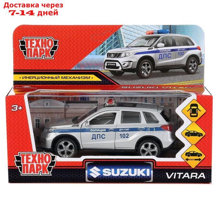 Машина металл. "Suzuki Vitara полиция", 12 см, двери, багаж, цвет серебр VITARA-12POL-SR - фото 2 - id-p199385995