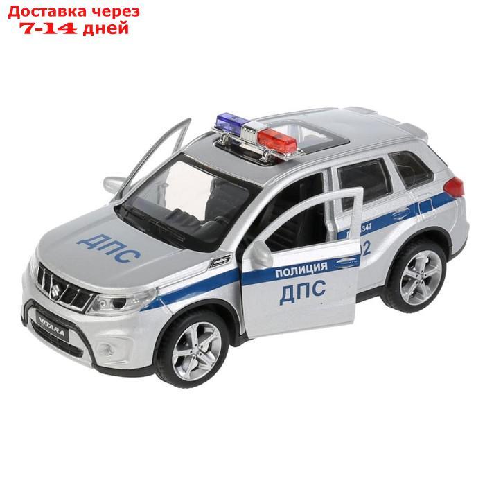 Машина металл. "Suzuki Vitara полиция", 12 см, двери, багаж, цвет серебр VITARA-12POL-SR - фото 4 - id-p199385995