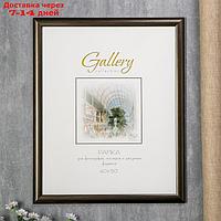 Фоторамка пластик Gallery 40х50 см грецкий орех