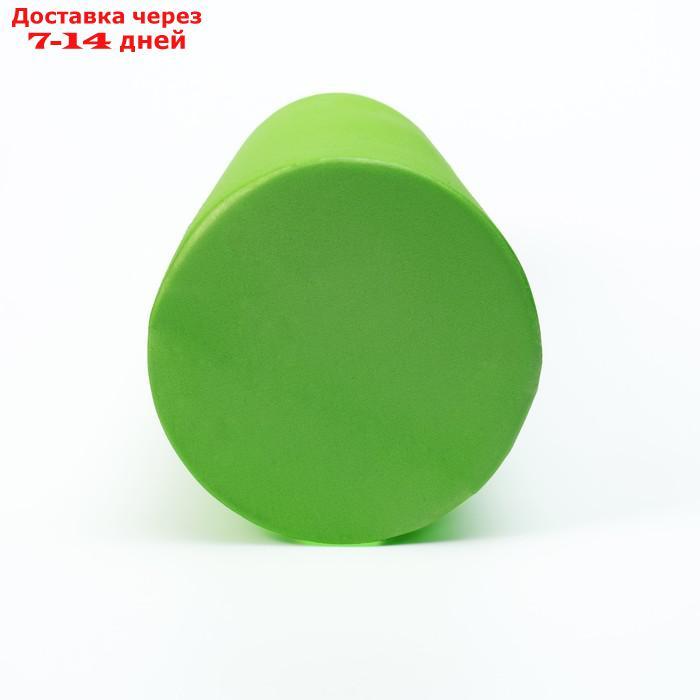 Роллер для йоги 45 х 15 см, цвет зеленый - фото 5 - id-p199384612