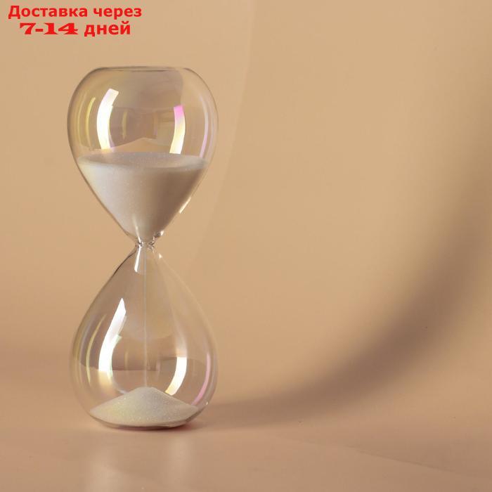 Часы песочные "Шанаду", сувенирные, 8х8х19 см, песок белый - фото 1 - id-p199383619