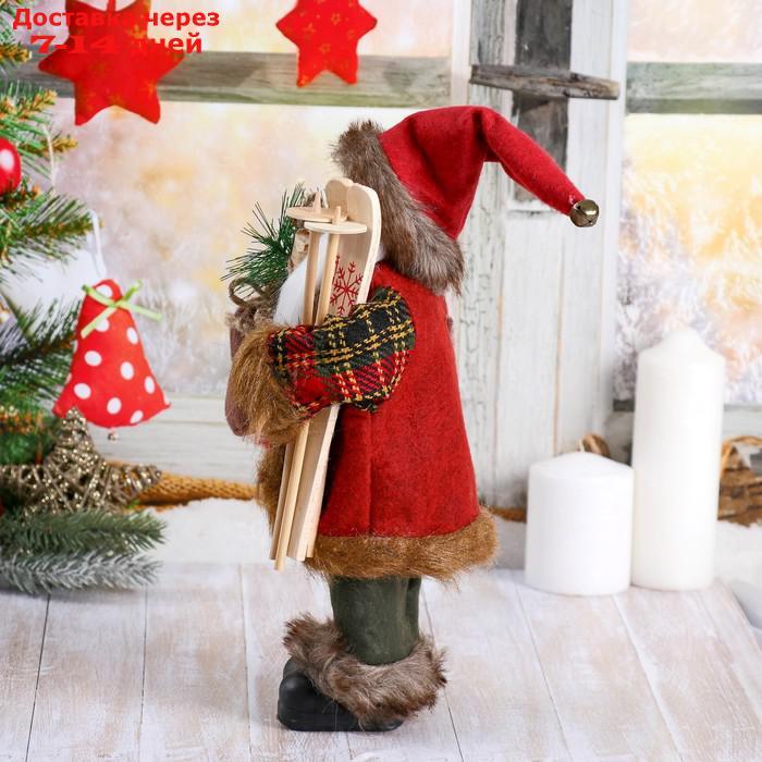 Дед Мороз, с мешком и лыжами - фото 2 - id-p199387145