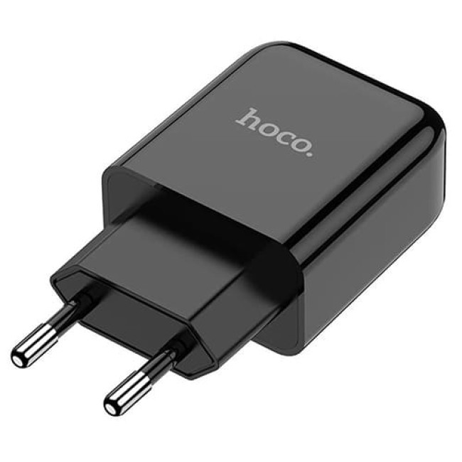 Зарядное устройство Hoco N2 1 USB 2.1A (Черный) - фото 3 - id-p199519272
