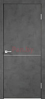 Межкомнатная дверь экошпон VellDoris Techno M1 Муар темно-серый