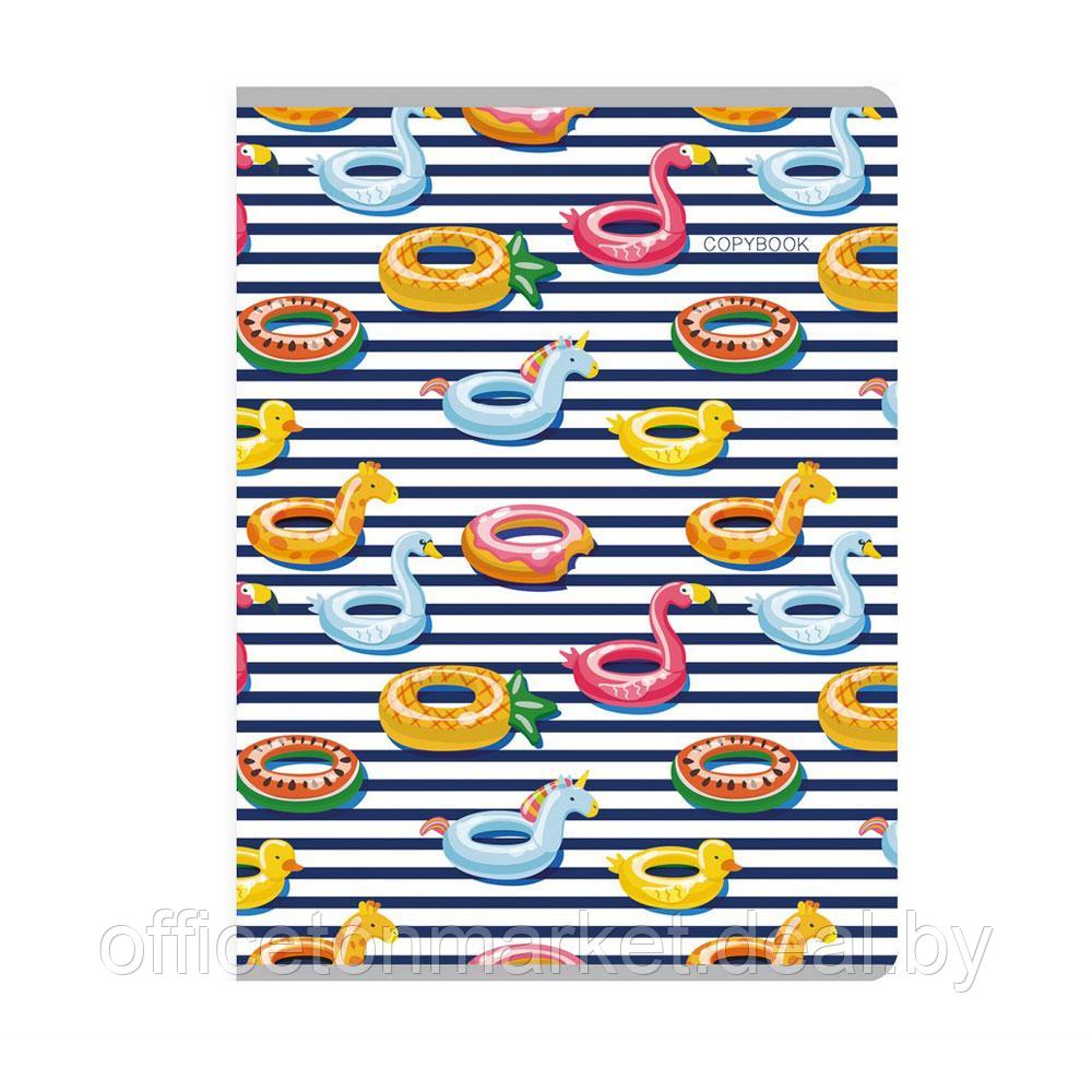 Тетрадь "Cute & Funny. Дизайн 1", А4, 60 листов, клетка, разноцветный - фото 1 - id-p199280005