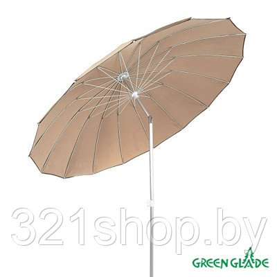Зонт Green Glade 2071 темно-бежевый - фото 2 - id-p199534622