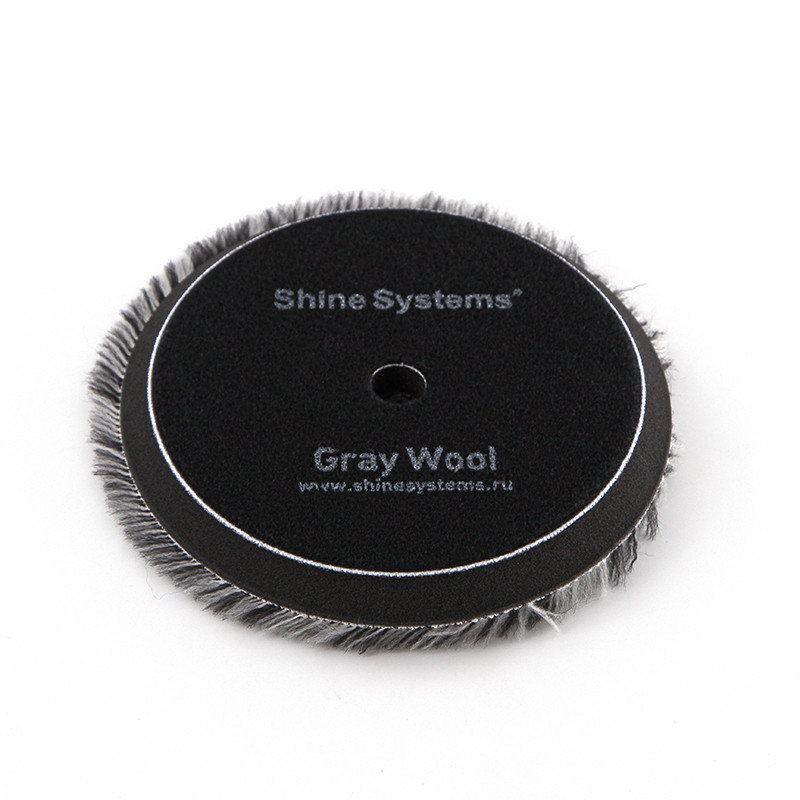 Gray Wool Pad - Полировальный круг из серого меха | Shine Systems | 130мм - фото 2 - id-p177905524