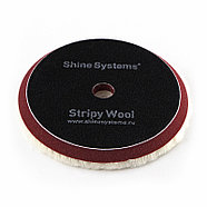 Stripy Wool Pad - Полировальный круг из стриженого меха | Shine Systems | 155мм, фото 2