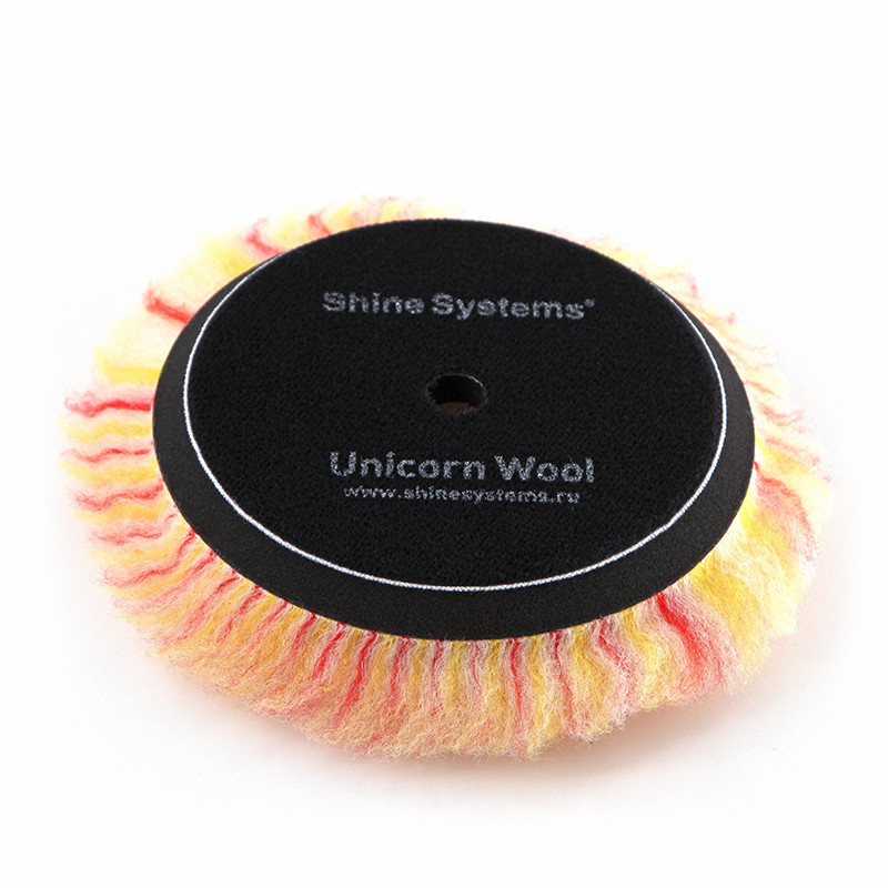 Unicorn Wool Pad - Полировальный круг из цветного меха | Shine Systems | 130мм - фото 2 - id-p177905495