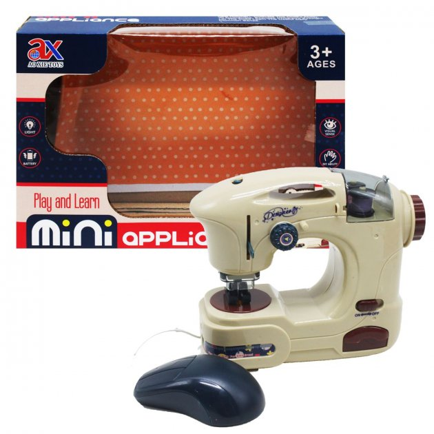 Игровой набор Швейная машинка, Игрушечная детская швейная машинка на батарейках Mini, 6706A щ