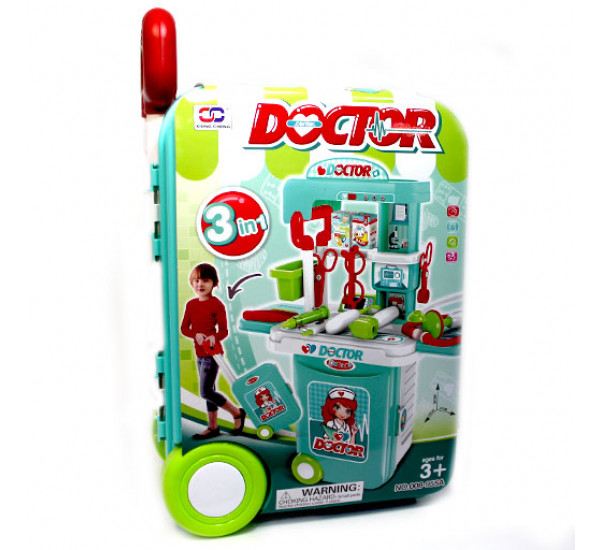 Игровой набор Доктора в чемодане 3 в1 ,008-955A - фото 1 - id-p199548685