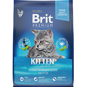 "Brit" Premium Cat Kitten с курицей и лососем для котят 400г