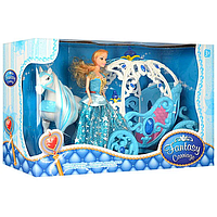 Игровой набор Карета с лошадью и куклой Fantasy Carriage 266A