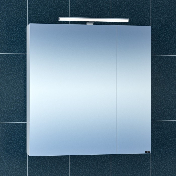 Зеркало-шкаф СаНта «Стандарт 70», со светом - фото 1 - id-p199549072