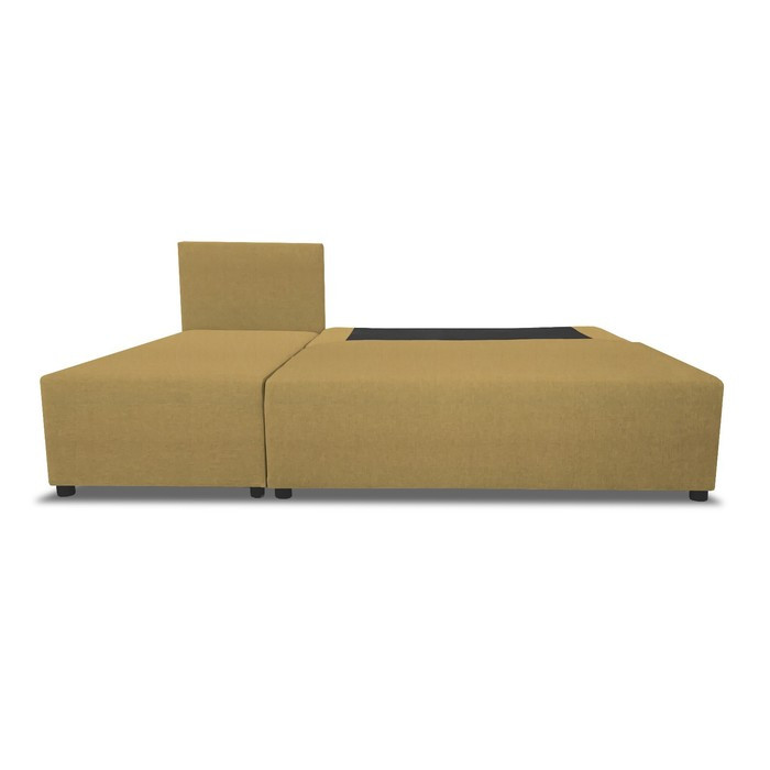 Угловой диван «Алиса», еврокнижка, велюр bingo, цвет mustard - фото 4 - id-p199550138