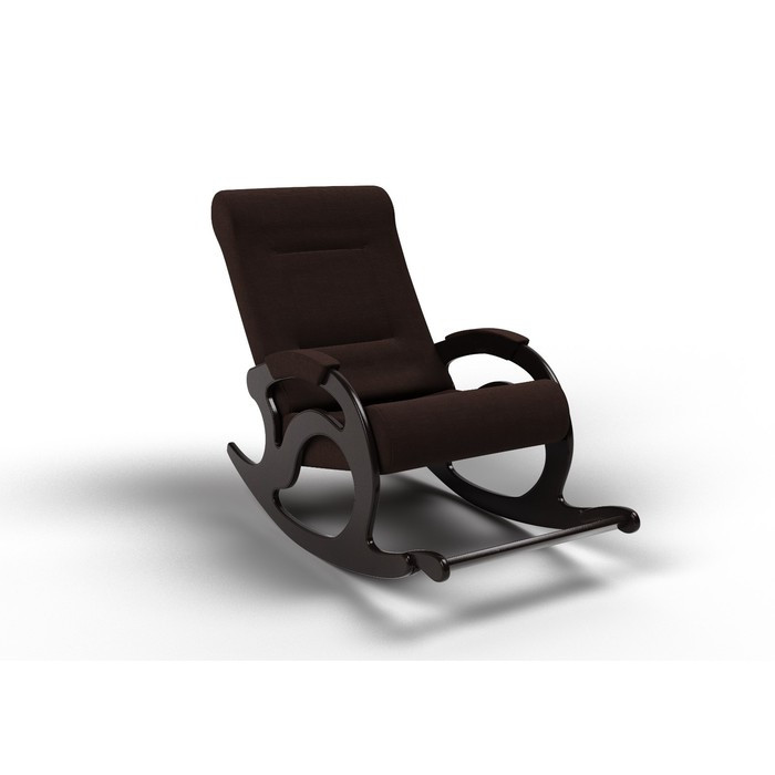 Кресло-качалка «Тироль», 1320 × 640 × 900 мм, ткань, цвет шоколад - фото 1 - id-p199550161