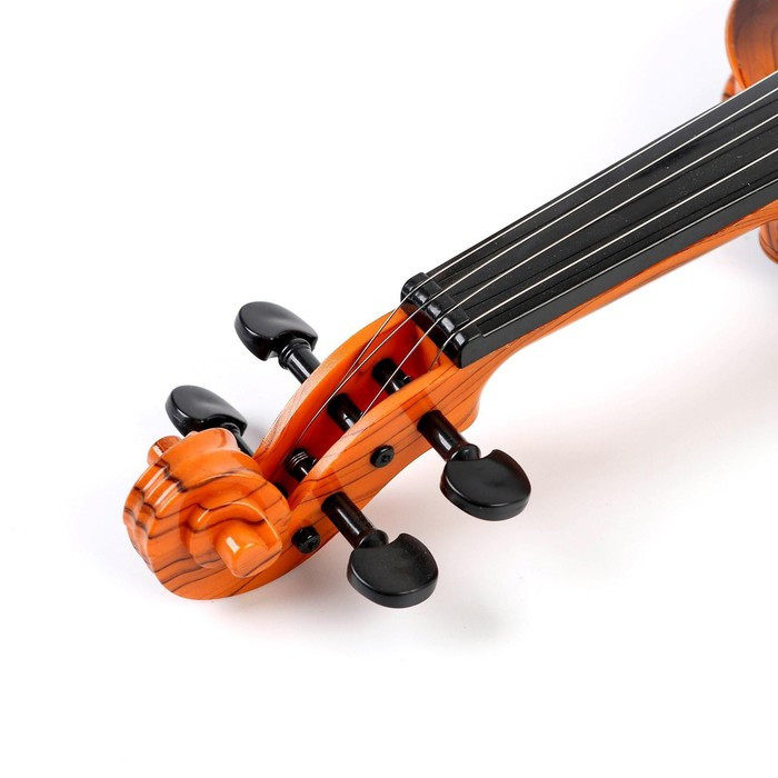 Игрушка музыкальная «Скрипка. Маэстро», звуковые эффекты, цвет коричневый - фото 2 - id-p199549990