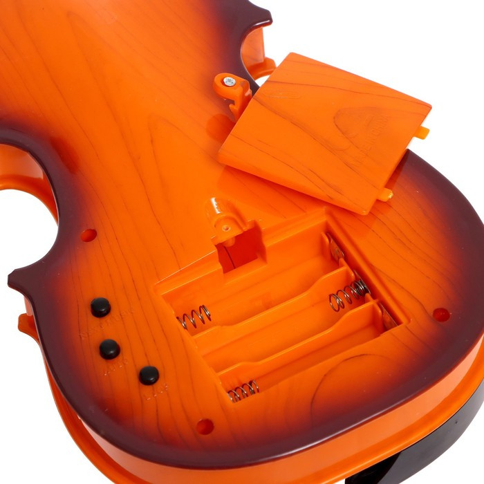 Игрушка музыкальная «Скрипка. Маэстро», звуковые эффекты, цвет коричневый - фото 5 - id-p199549990