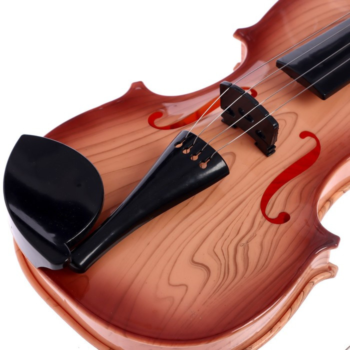 Игрушка музыкальная «Скрипка. Маэстро», звуковые эффекты, цвет светло-коричневый - фото 4 - id-p199549991