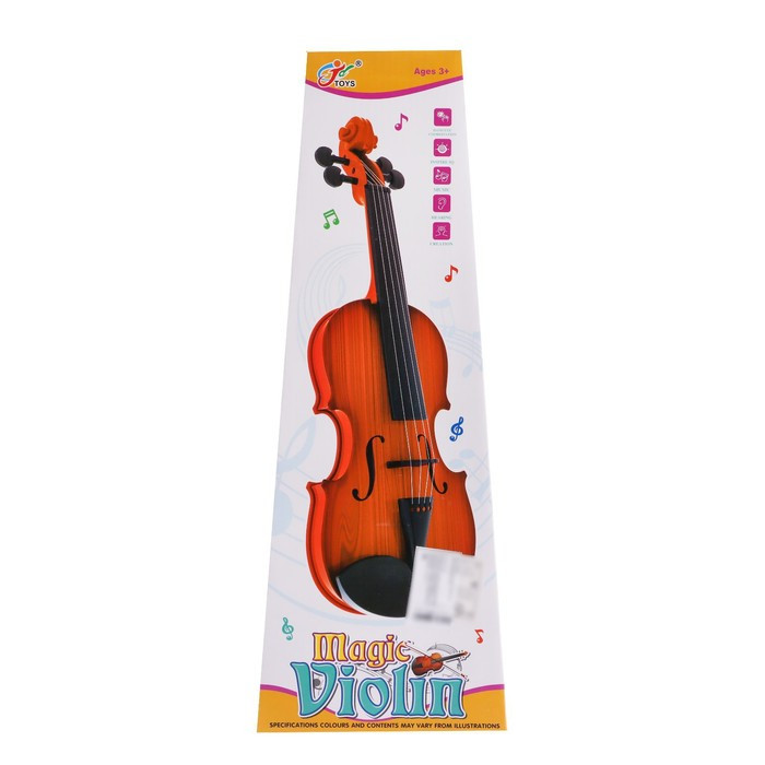 Игрушка музыкальная «Скрипка. Маэстро», звуковые эффекты, цвет светло-коричневый - фото 6 - id-p199549991