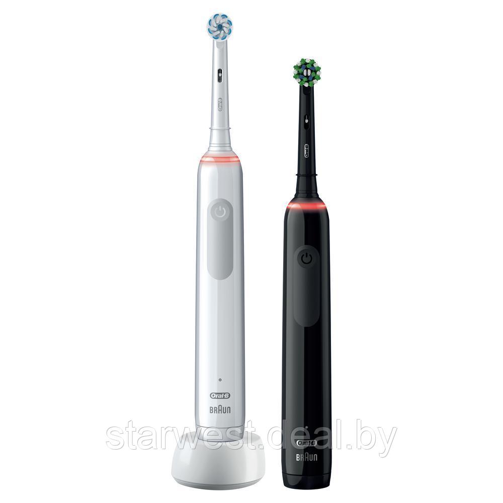 Oral-B Braun PRO 3 3900 DUO Набор электрических зубных щеток D505.523.3H - фото 3 - id-p178736879