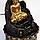 Фонтан настольный от сети, подсветка "Золотой Будда на троне из скалы" 28х20,5х20,5 см, фото 5