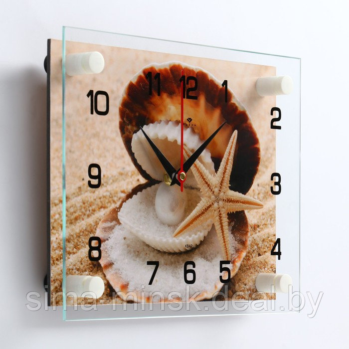 Часы-картина настенные, серия: Море, "Ракушка", 20х26 см - фото 2 - id-p199555889