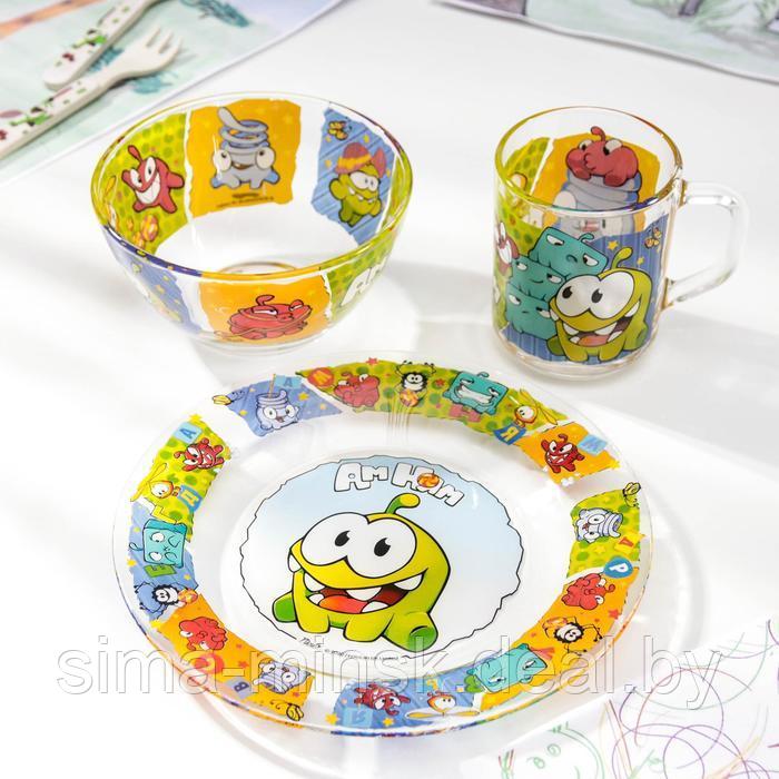 Набор посуды детский Priority «Ам Ня», 3 предмета - фото 1 - id-p199560860