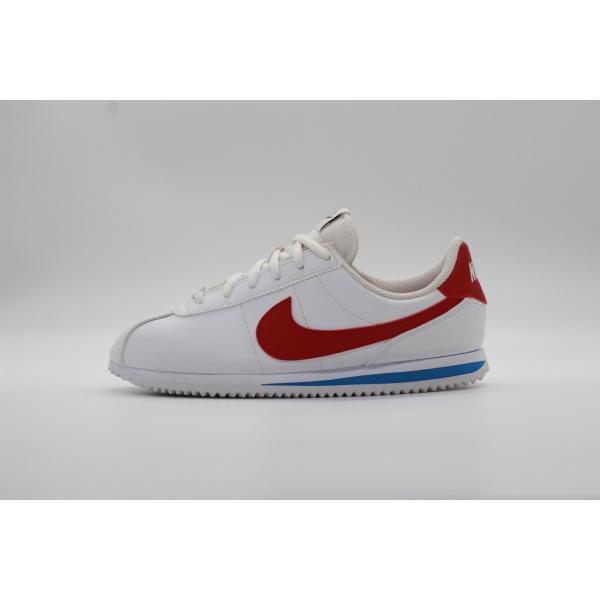 Nike cortez Basic SL White/Red, фото 1