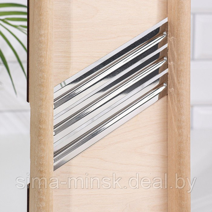 Шинковка деревянная 3 ножа 43,5х15 см - фото 3 - id-p199563486