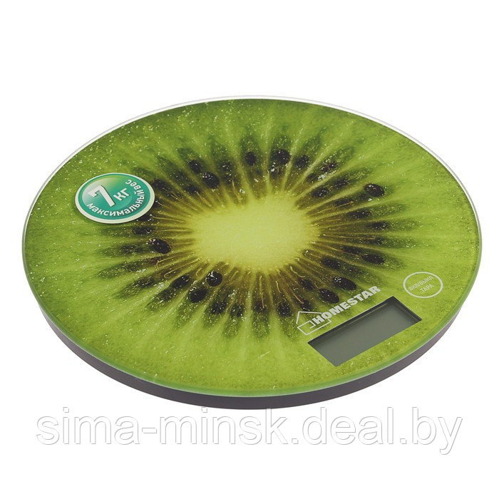 Весы кухонные HOMESTAR HS-3007, электронные, до 7 кг, зелёные - фото 1 - id-p199563497