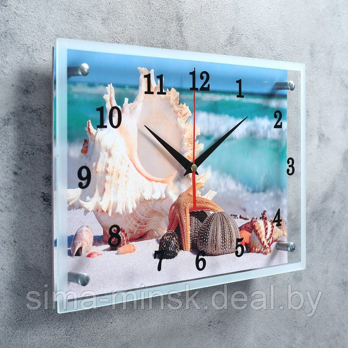 Часы настенные, серия: Море, "Обитатели морского дна", 25х35 см - фото 2 - id-p199556053
