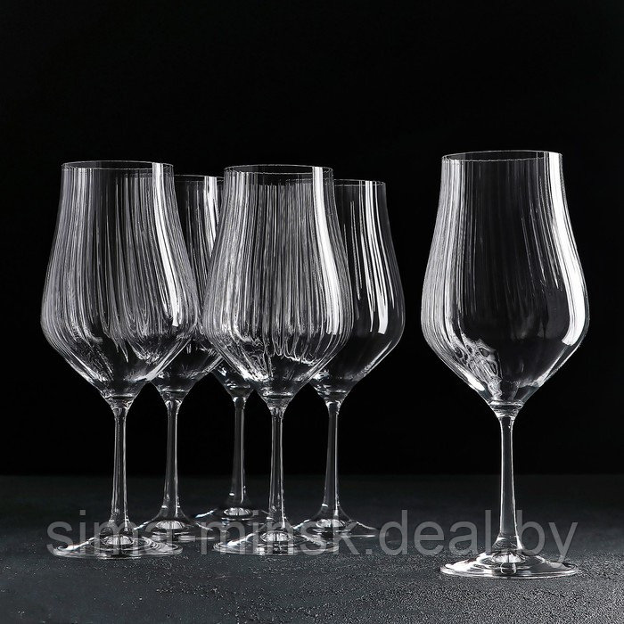 Набор бокалов для вина «Тулипа», 350 мл, 6 шт - фото 1 - id-p199565887