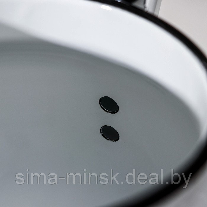 Чайник, 3,5 л, без деколи, эмалированная крышка, индукция, цвет белый - фото 3 - id-p199564113