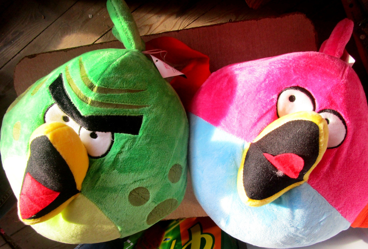 Angry Birds декоративная подушка и игрушка птица