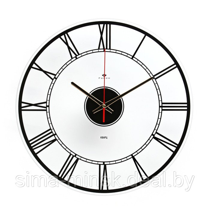 Часы настенные, серия: Интерьер, "Леми", плавный ход, d=39 см - фото 1 - id-p199553842