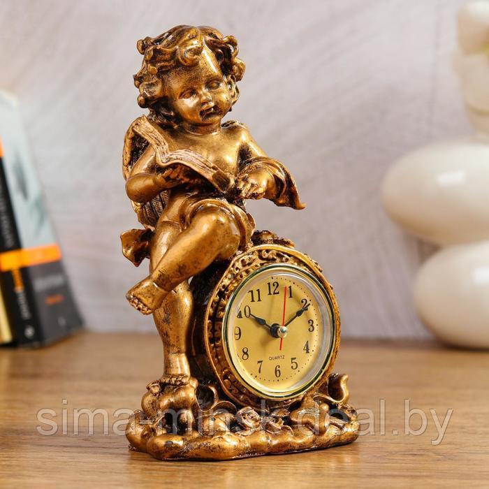 Часы настольные "Ангел с книжкой", 13 х 21 см, 1 ААА - фото 2 - id-p199556487