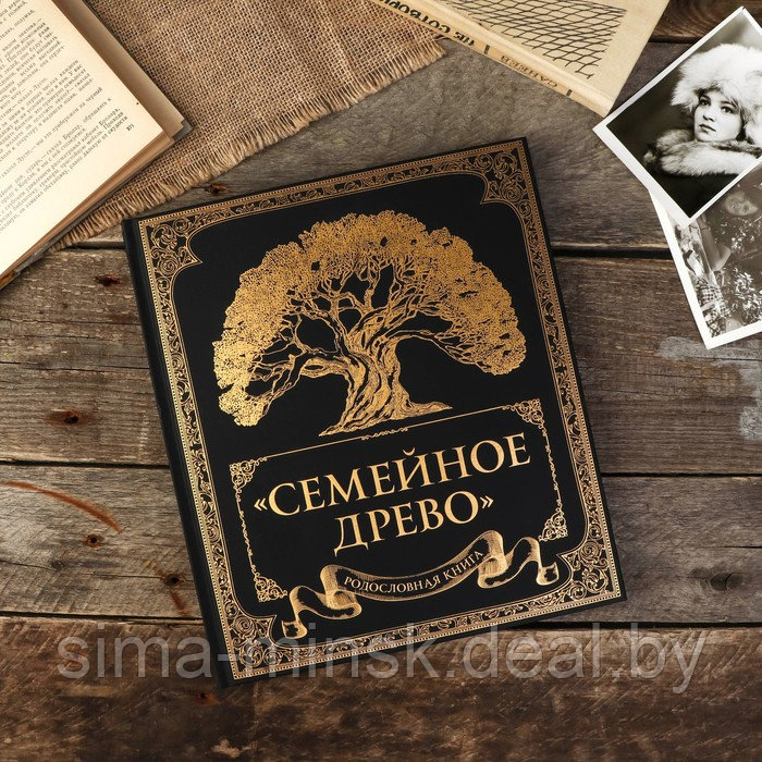 Фотоальбом "Родословная книга "Семейное древо" 132 страницы 24,5 х 28 см - фото 1 - id-p199551857