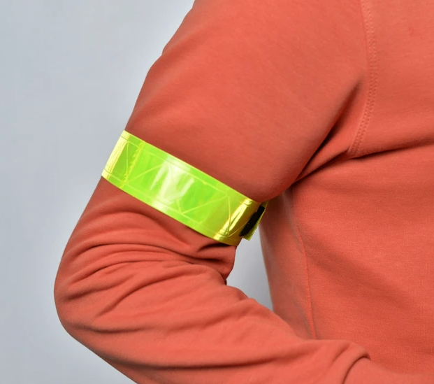 Светоотражающий SLAP-браслет, 40 см / фликер на руку, на коляску / самоскручивающийся / безопасность для - фото 5 - id-p199575100