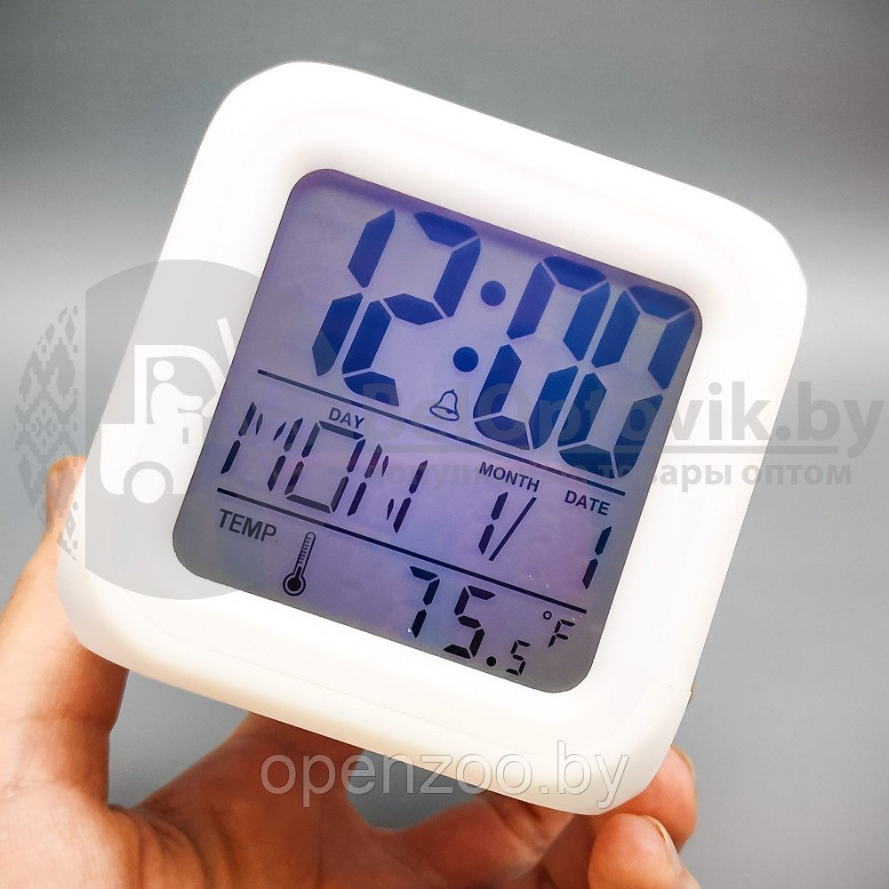 Часы хамелеон MoodiCare Clock с функцией будильника - фото 4 - id-p138005291