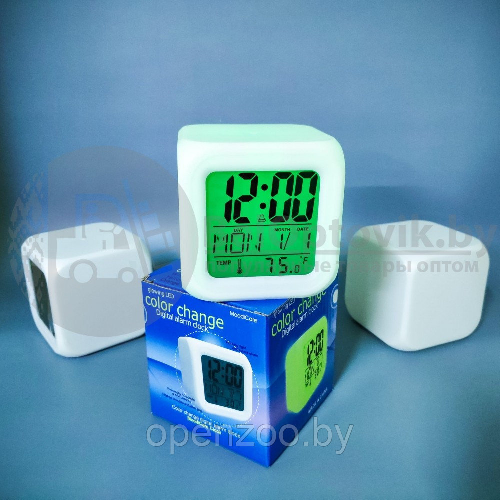 Часы хамелеон MoodiCare Clock с функцией будильника - фото 9 - id-p138005291