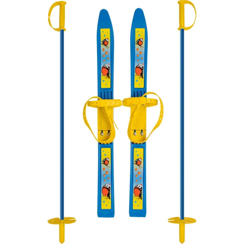 Комплект беговых лыж Цикл Олимпик-Спорт Снегири с палками