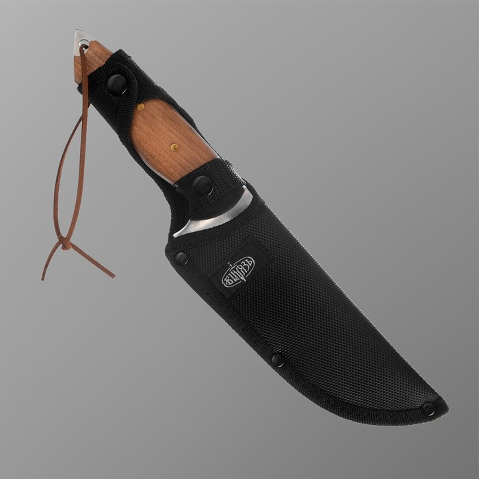 Нож охотничий "Телец" сталь - 40х13, рукоять - дерево, 29 см - фото 9 - id-p199594672