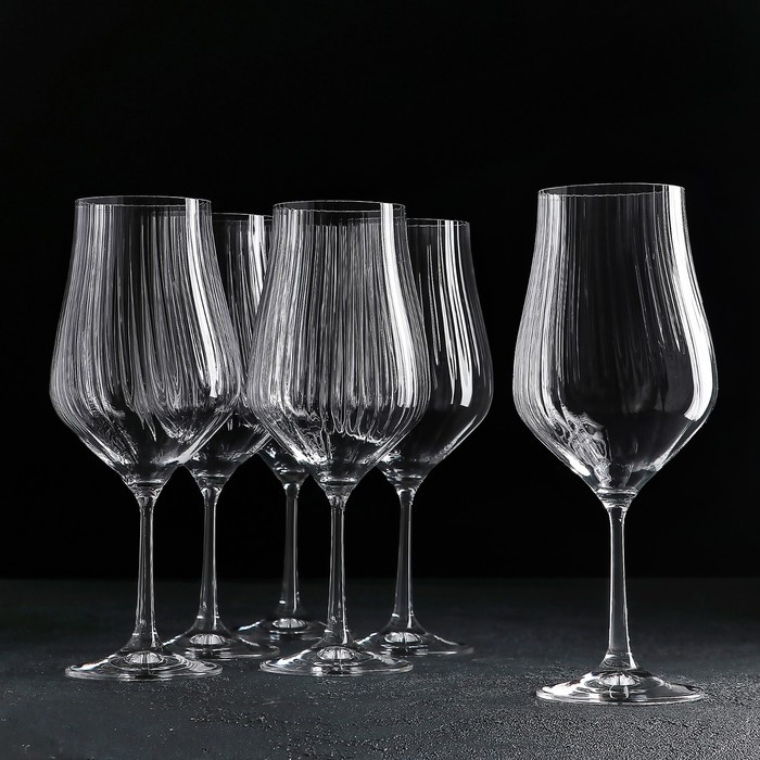 Набор бокалов для вина «Тулипа», 350 мл, 6 шт - фото 1 - id-p199589847