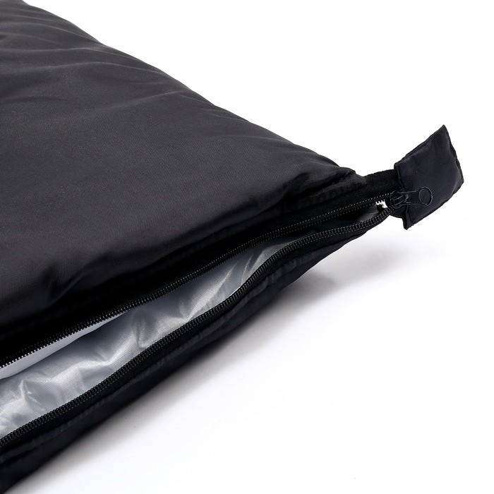 Спальный мешок туристический, цвет чёрный - фото 7 - id-p199594808