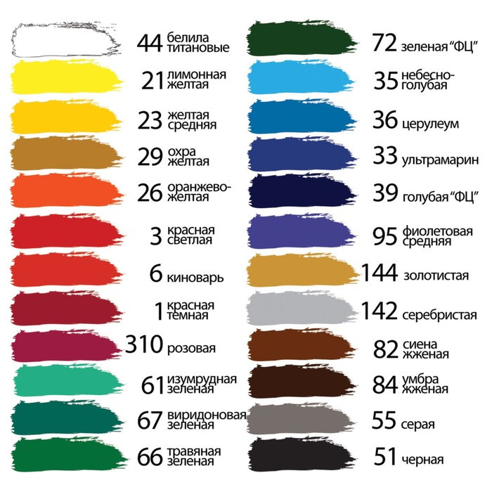 Краска акриловая в тубе, набор 24 цвета х 12 мл, BRAUBERG ART DEBUT, 191127 - фото 3 - id-p199595818
