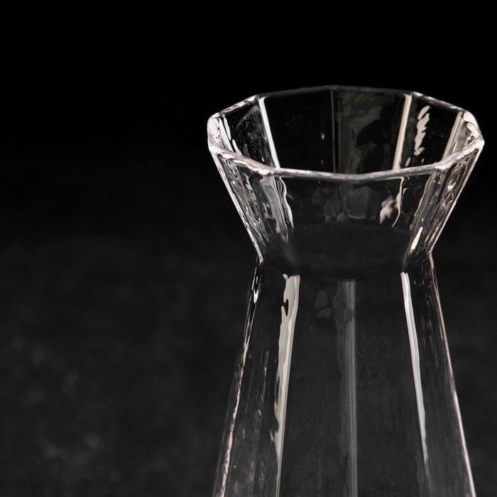 Набор питьевой из стекла «Иней», 5 предметов: графин 300 мл, стакан 70 мл, 4 шт - фото 4 - id-p199592941
