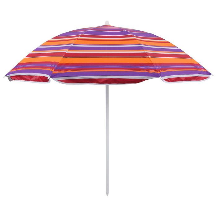 Зонт пляжный «Модерн» с механизмом наклона, серебряным покрытием, d=180 cм, h=195 см, цвет МИКС - фото 3 - id-p199594960
