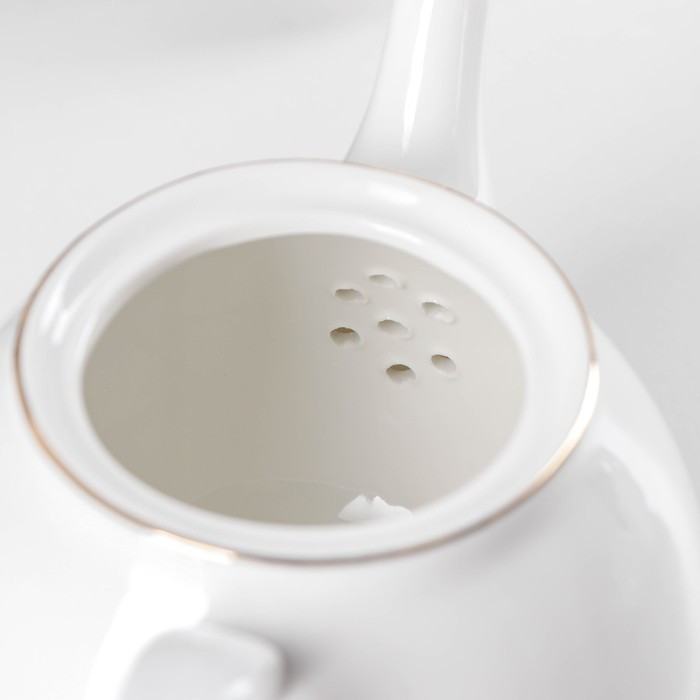 Сервиз фарфоровый чайный Доляна «Млечный путь», 15 предметов: 6 чашек 220 мл, 6 блюдец d=13,5 см, молочник 300 - фото 7 - id-p199591011