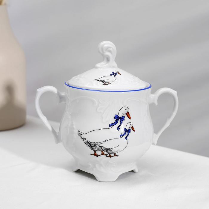Чайный сервиз на 6 персон «Рококо. Гуси», 15 предметов - фото 7 - id-p199591016